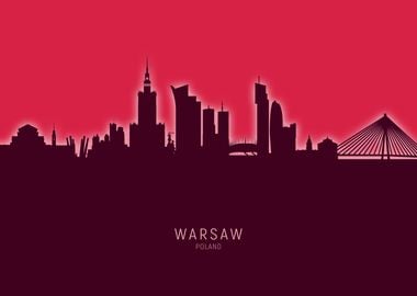 Warsaw Skyline Poland