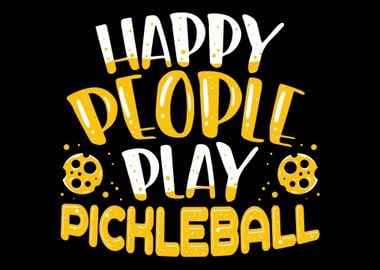 Happy People Play Pickleba