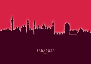 Zaragoza Skyline Spain