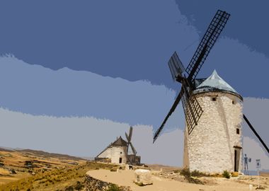 Spain Consuegra Windmills