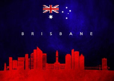 Brisbane Australia Skyline