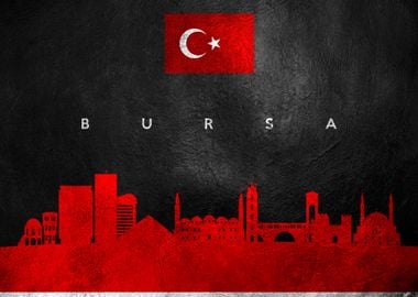 Bursa Turkey Skyline