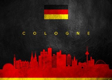 Cologne Germany Skyline