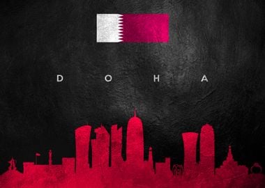 Doha Qatar Skyline