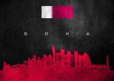 Doha Qatar Skyline