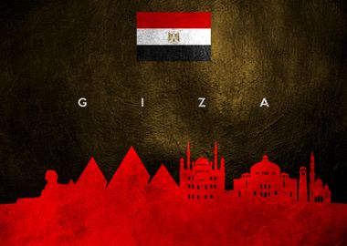 Giza Egypt Skyline