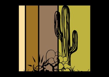 Retro Cactus Cactuses