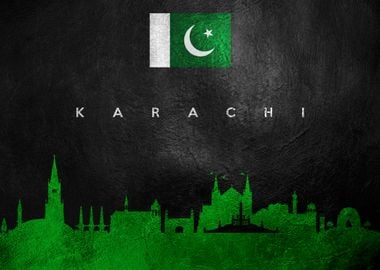 Karachi Pakistan Skyline