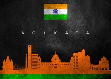 Kolkata India Skyline