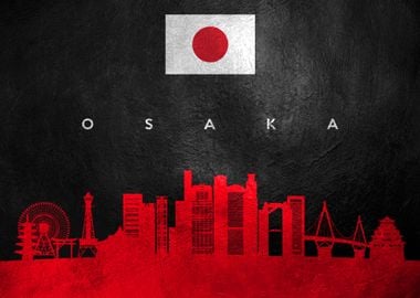 Osaka Japan Skyline