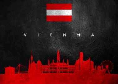 Vienna Austria Skyline