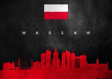 Warsaw Poland Skyline