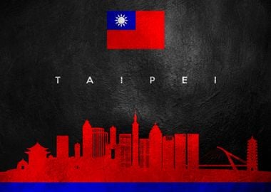 Taipei Taiwan Skyline