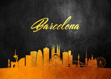 Barcelona Spain Skyline 2