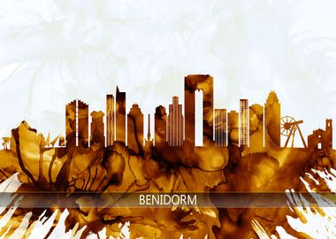 Benidorm Spain Skyline