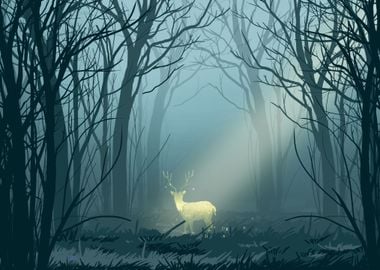 Deer Animal in the Forest 