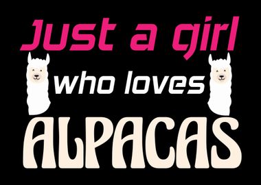 Alpaca Girl Alpacas Girls