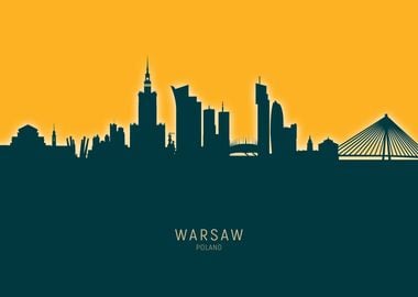 Warsaw Skyline Poland