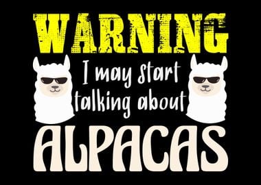 Alpaca Quote Warning Farm