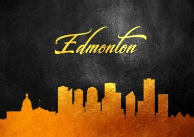 Edmonton Canada Skyline