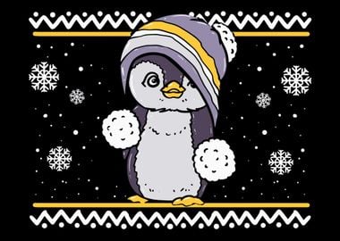 Ugly Christmas Penguin for