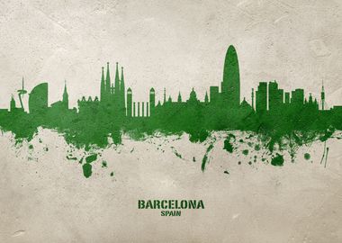 Barcelona Skyline Spain