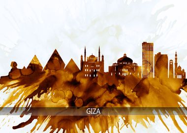 Giza Egypt Skyline