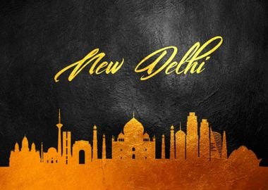 New Delhi India Skyline