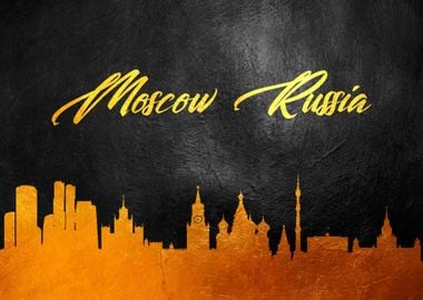 Moscow Russia Skyline