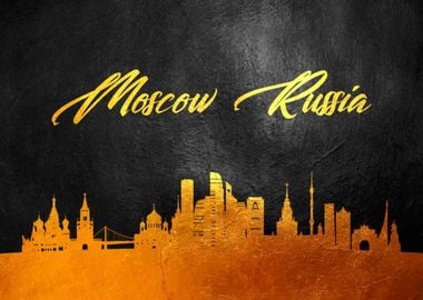 Moscow Russia Skyline