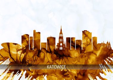 Katowice Poland Skyline