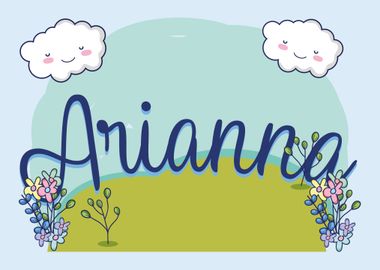 ARIANNA Baby Name Sign