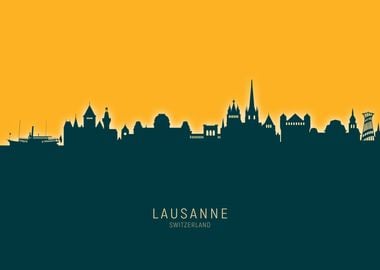 Lausanne Skyline