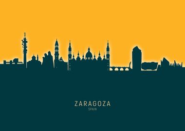 Zaragoza Skyline Spain