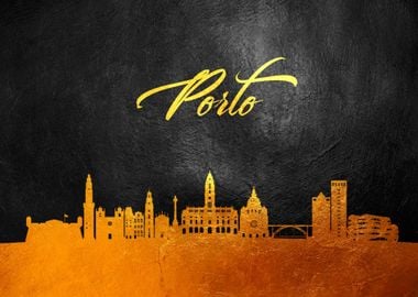 Porto Portugal Skyline