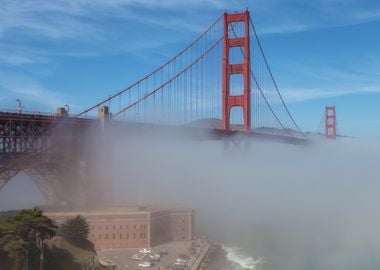 Golden Gate and Fog