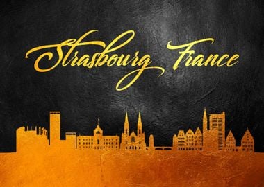 Strasbourg France Skyline