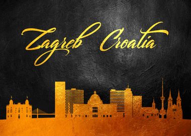 Zagreb Croatia Skyline