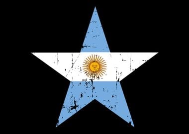 Argentina flag star