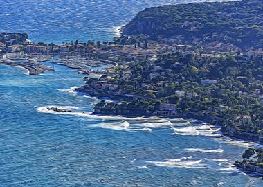 Seacoast of Cap Ferrat