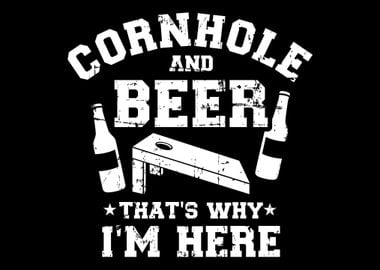 Cornhole and beer thats w