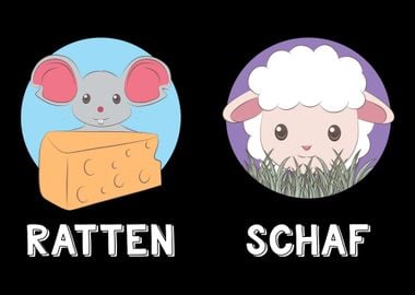 Ratten Schaf  Scharf