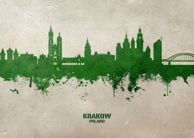 Krakow Skyline Poland