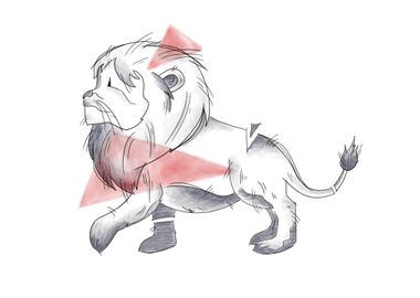 Cool and Unique Lion