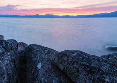 Lake Tahoe at Sunset