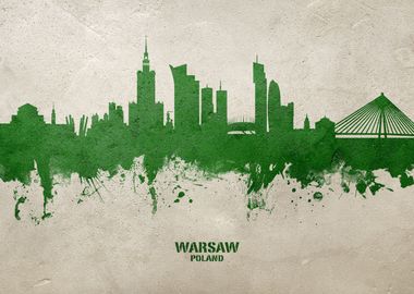 Warsaw Skyline Poland