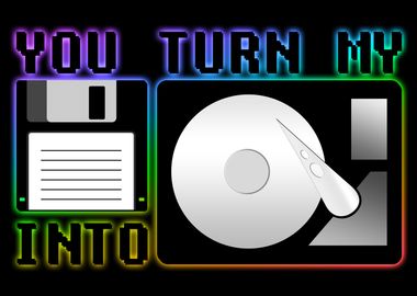 U turn my floppy to hard