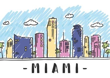 Miami Poster City USA