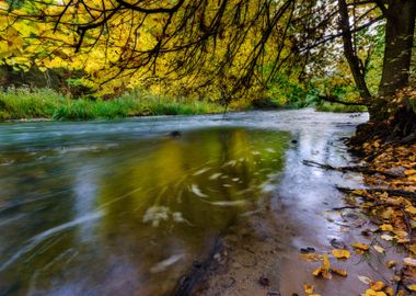 Scenery Scenic River Polan