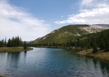 Mountains on Lake Canada